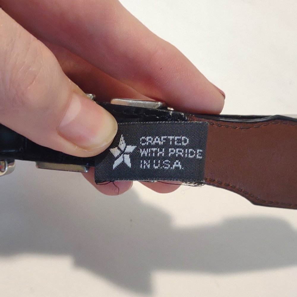 Onyx by Brighton Men's Black Belt - Picture 6 of 10